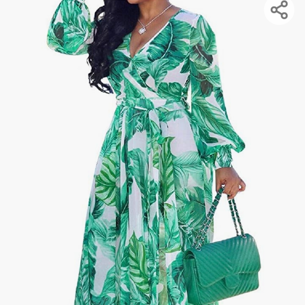 Floral Maxi Dress Size 3X